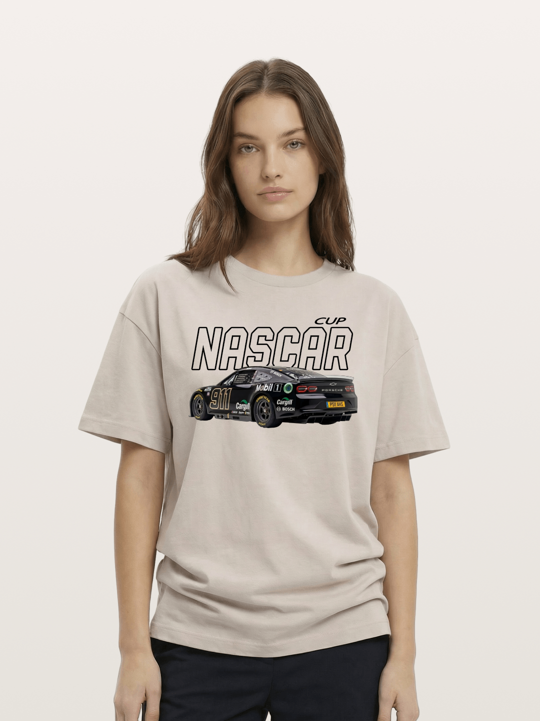 Black Cup Cotton T-shirt