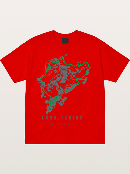 Green Hell Nu?rburgring Track Cotton T-shirt