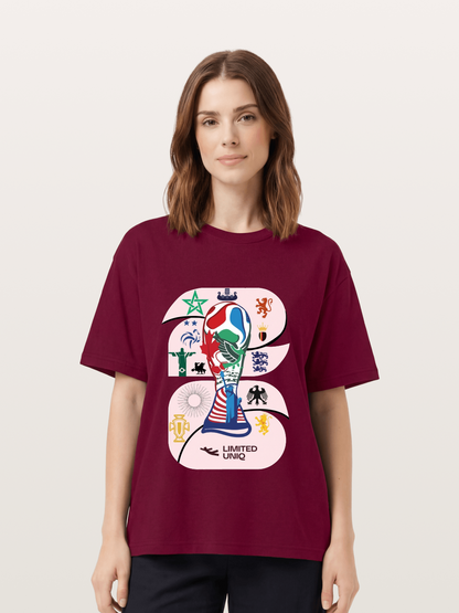 2026 World Cup Trophy Collage Gildan T-shirt