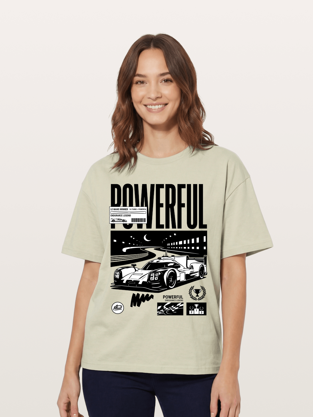 Endurance and powerful legend Cotton T-shirt