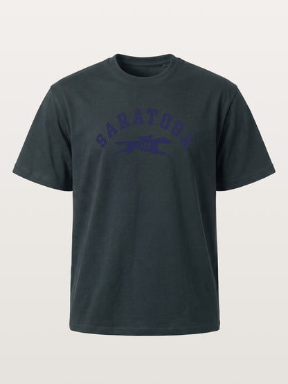 Saratoga Navy Horse Racing Mark Gildan T-shirt