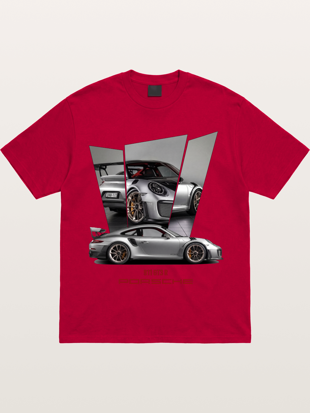 Porsche 911 GT3 RS Mirrored Collage Gildan T-shirt