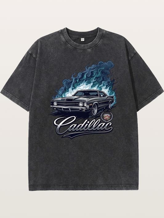 Smoke Burst Luxury Sedan Washed T-shirt