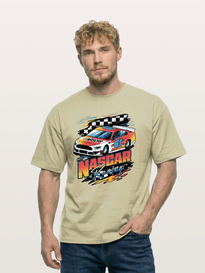 Stock Car Thunder Cotton T-shirt