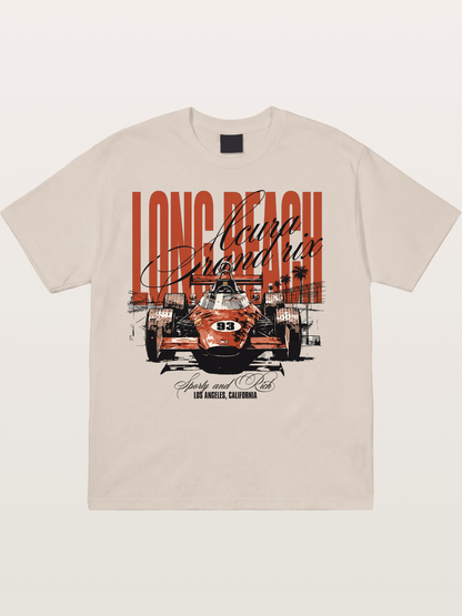 Long Beach Grand Prix Art Cotton T-shirt