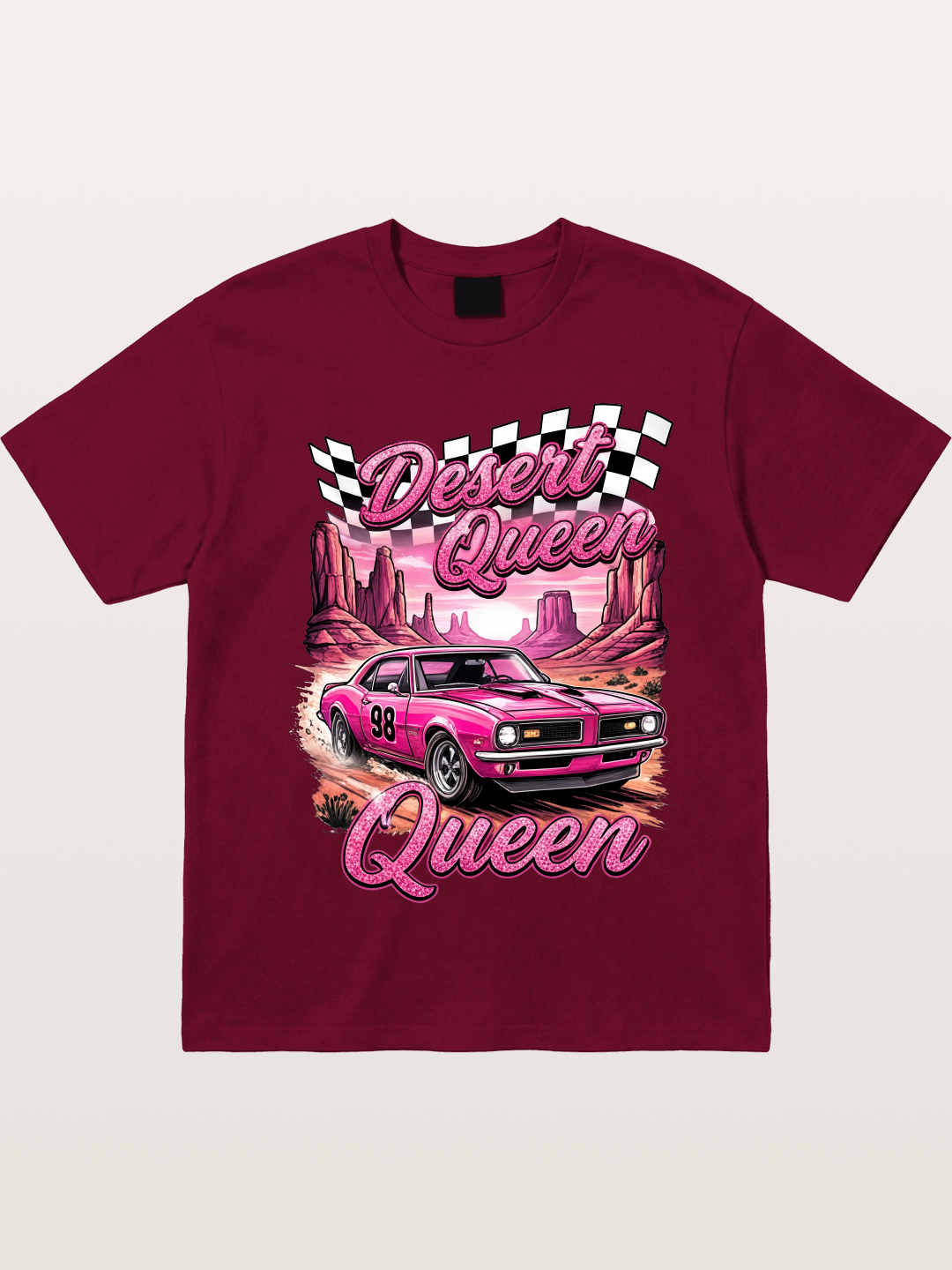Desert Queen Racer Gildan T-shirt