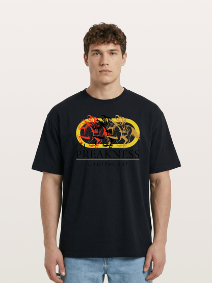 Preakness 151st Horse Racing Art Cotton T-shirt