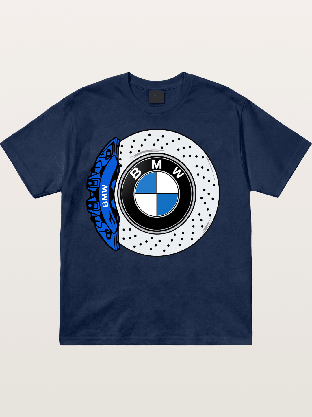 BMW Brake Caliper Logo Art Cotton T-shirt