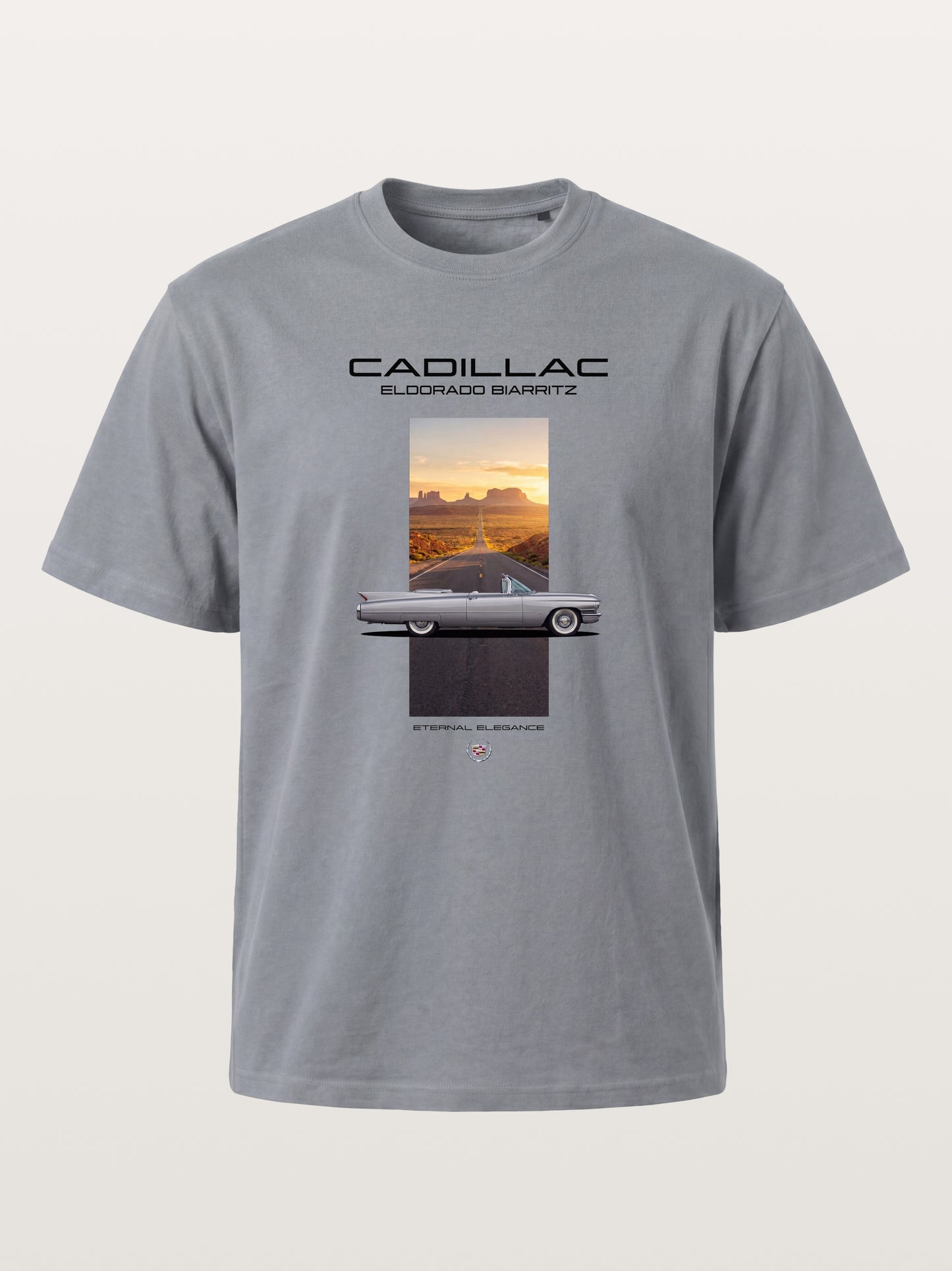 Cadillac Eldorado Desert Sunset Card Gildan T-shirt