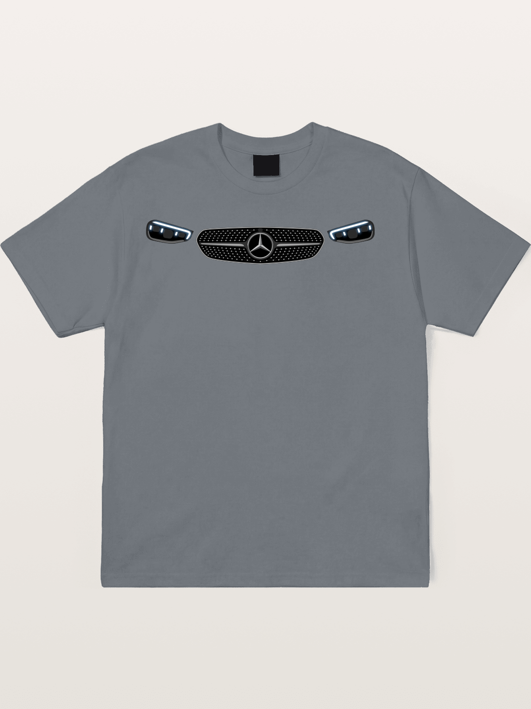 Mercedes-Benz Grille and LED Headlights Cotton T-shirt