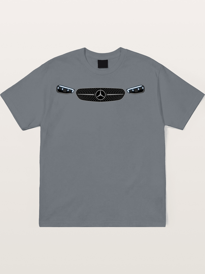 Mercedes-Benz Grille and LED Headlights Cotton T-shirt