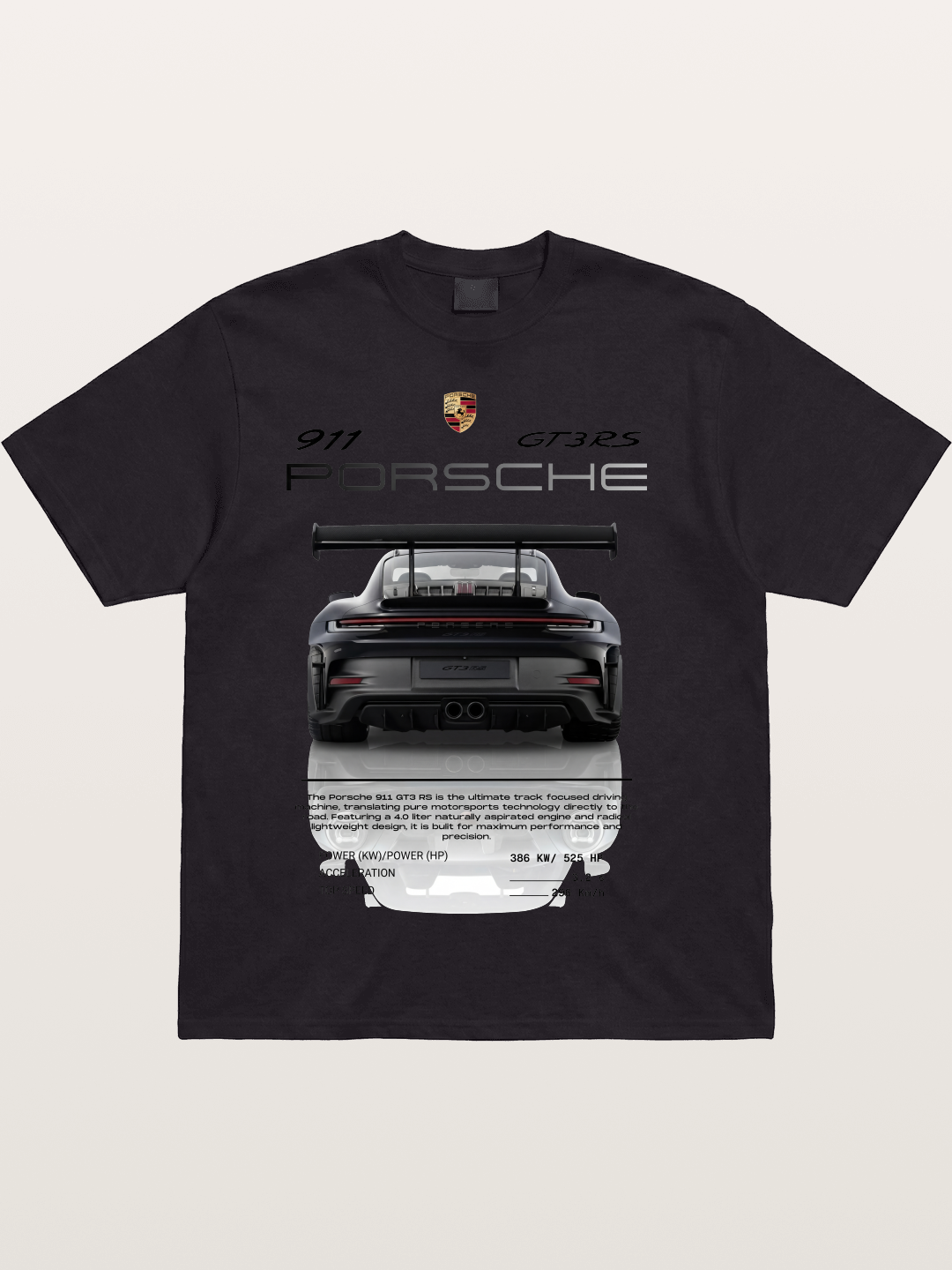 Black Aero Cotton T-shirt