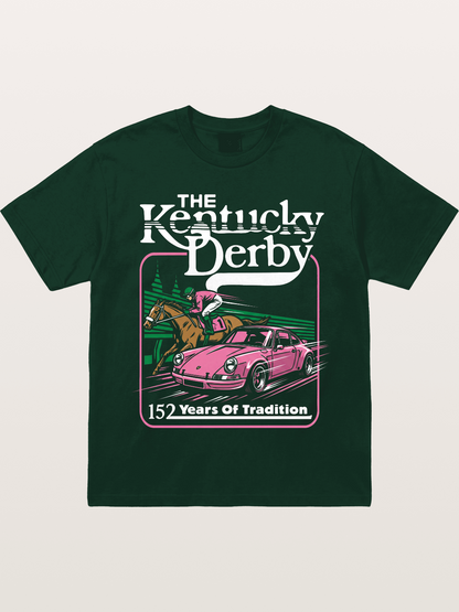 Derby Horse & Porsche Race Gildan T-shirt