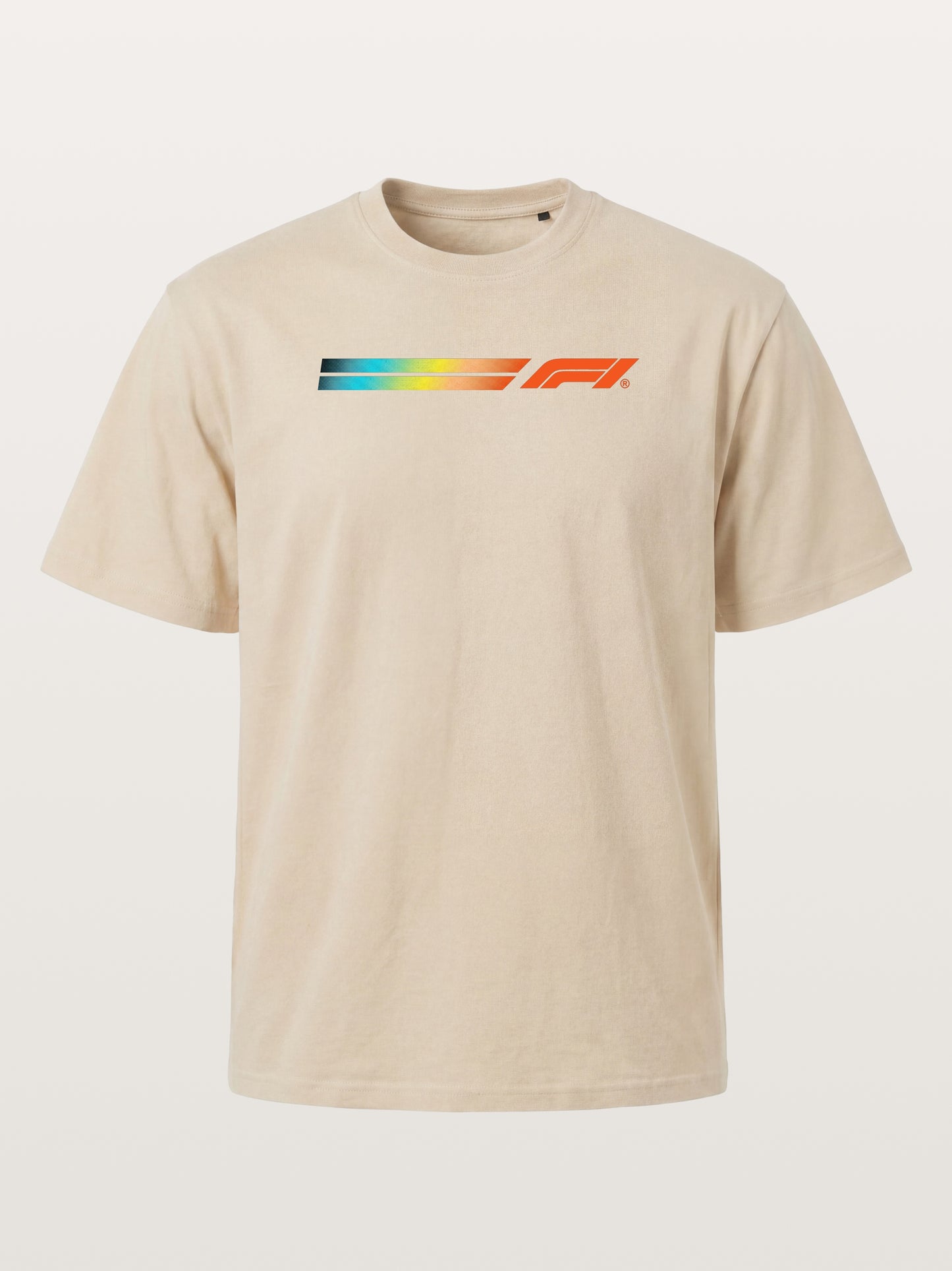 F1 Rainbow Gradient Stripe Banner Gildan T-shirt