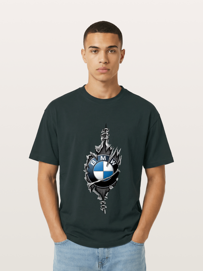 BMW Thorn Wreath Emblem Art Gildan T-shirt