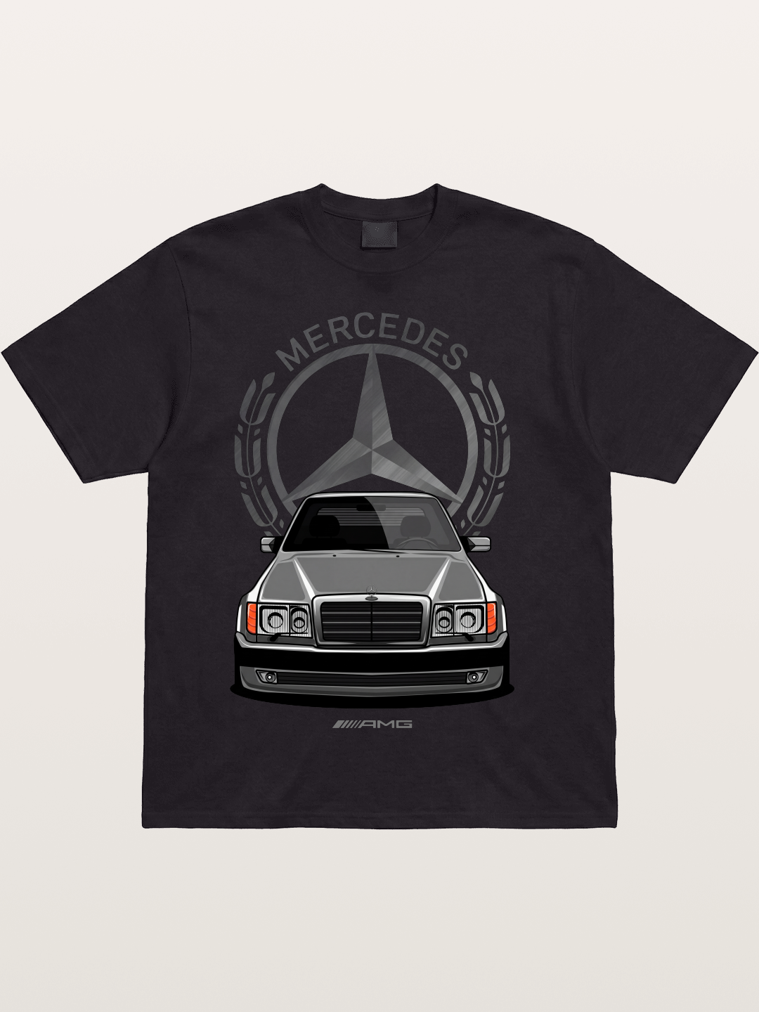 Vintage Benz Front End Cotton T-shirt