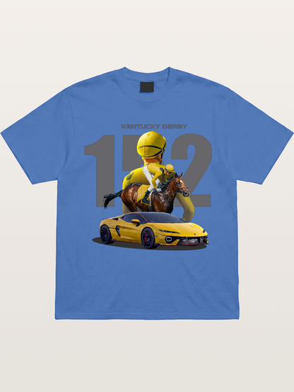 Derby Horse & Lambo Art Gildan T-shirt