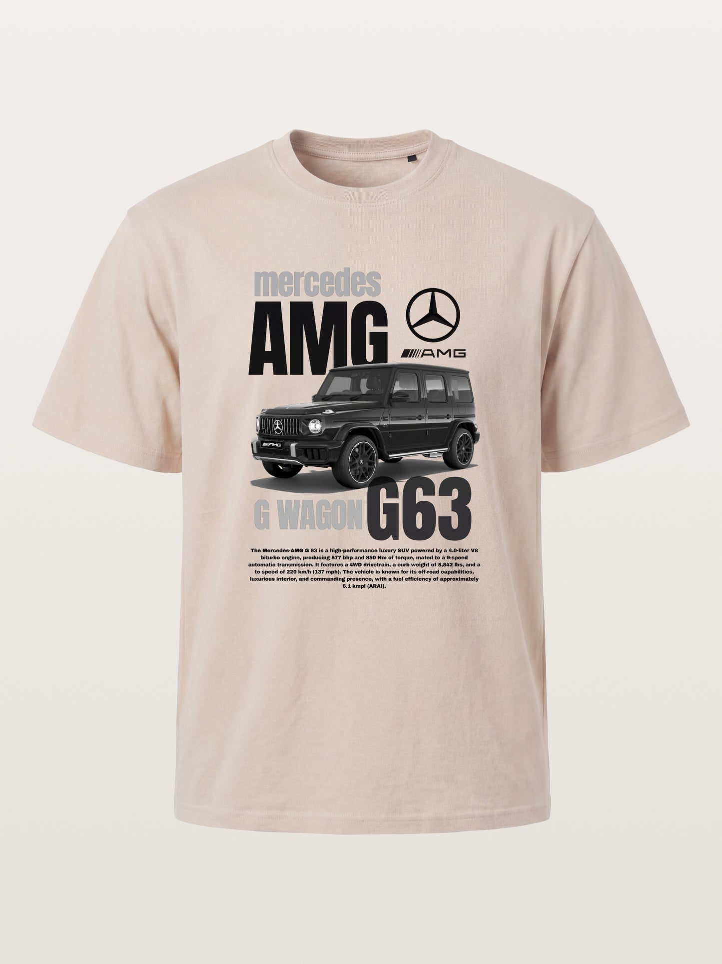 G63 Wagon Spec And Body Layout Cotton T-shirt