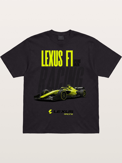 Lexus F1 Racing Bold Print Cotton T-shirt