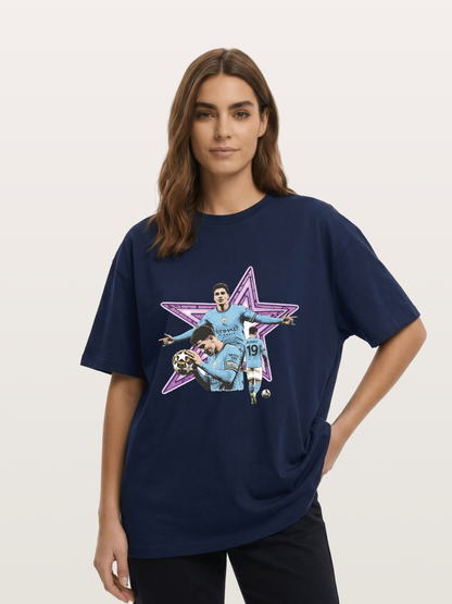 Manchester City Star Collage Cotton T-shirt