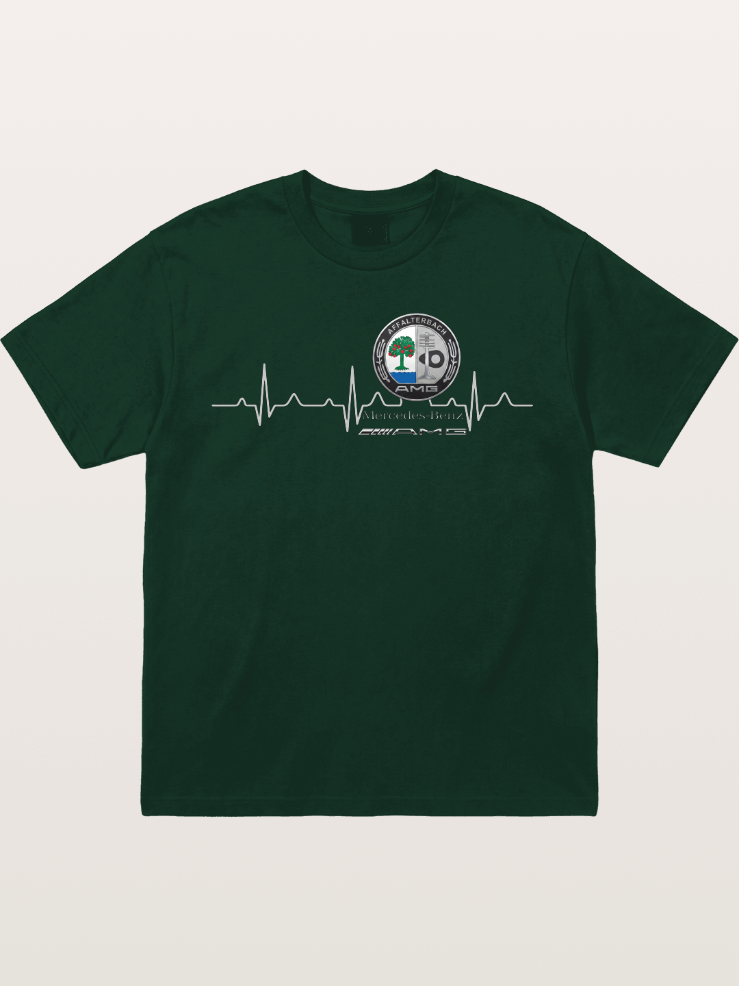 AMG Affalterbach Crest with Pulse Wave Gildan T-shirt