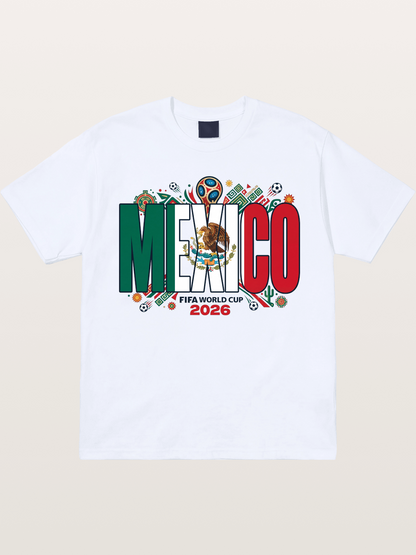 Mexico 2026 World Cup Lettering Gildan T-shirt