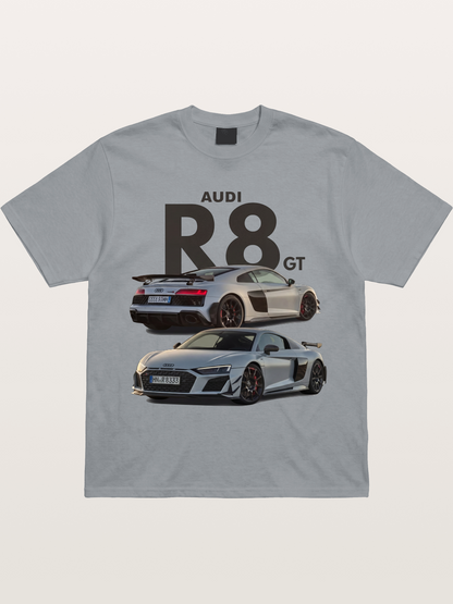 Audi R8 GT Front Rear View Gildan T-shirt