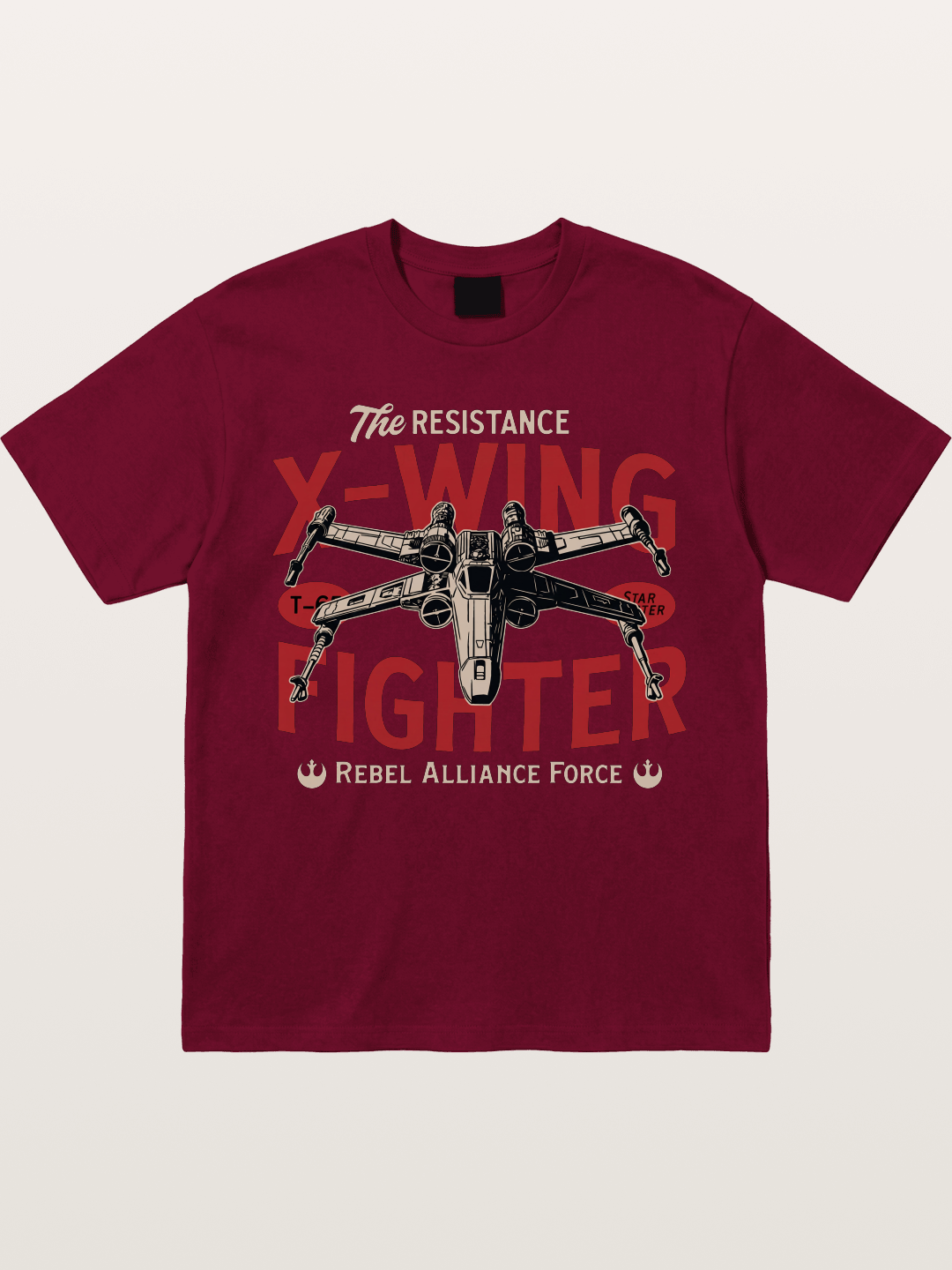 Resistance X-Wing Fighter Retro Design Gildan T-shirt