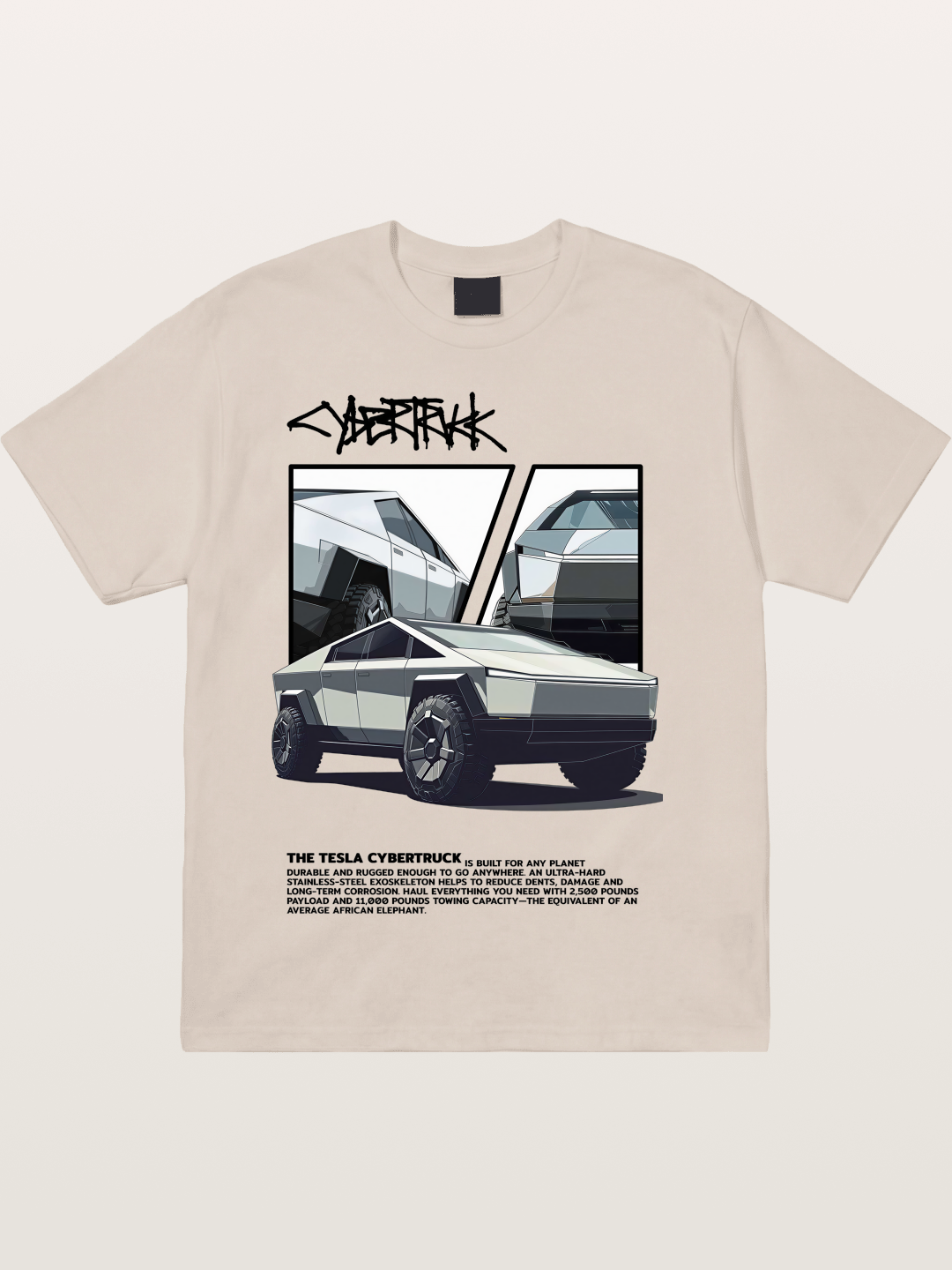 Tesla Cybertruck Poster Cotton T-shirt
