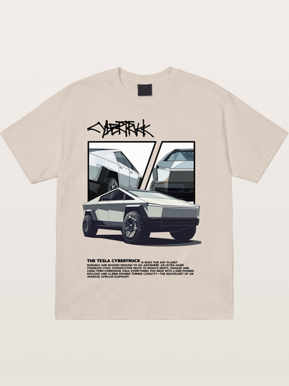Tesla Cybertruck Poster Cotton T-shirt