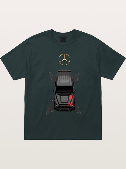 Mercedes Boxy Car Graphic Gildan T-shirt