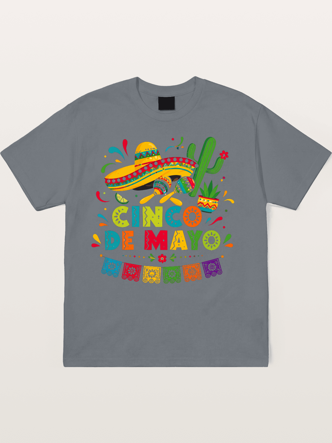 Cinco De Mayo Fiesta Art Cotton T-shirt