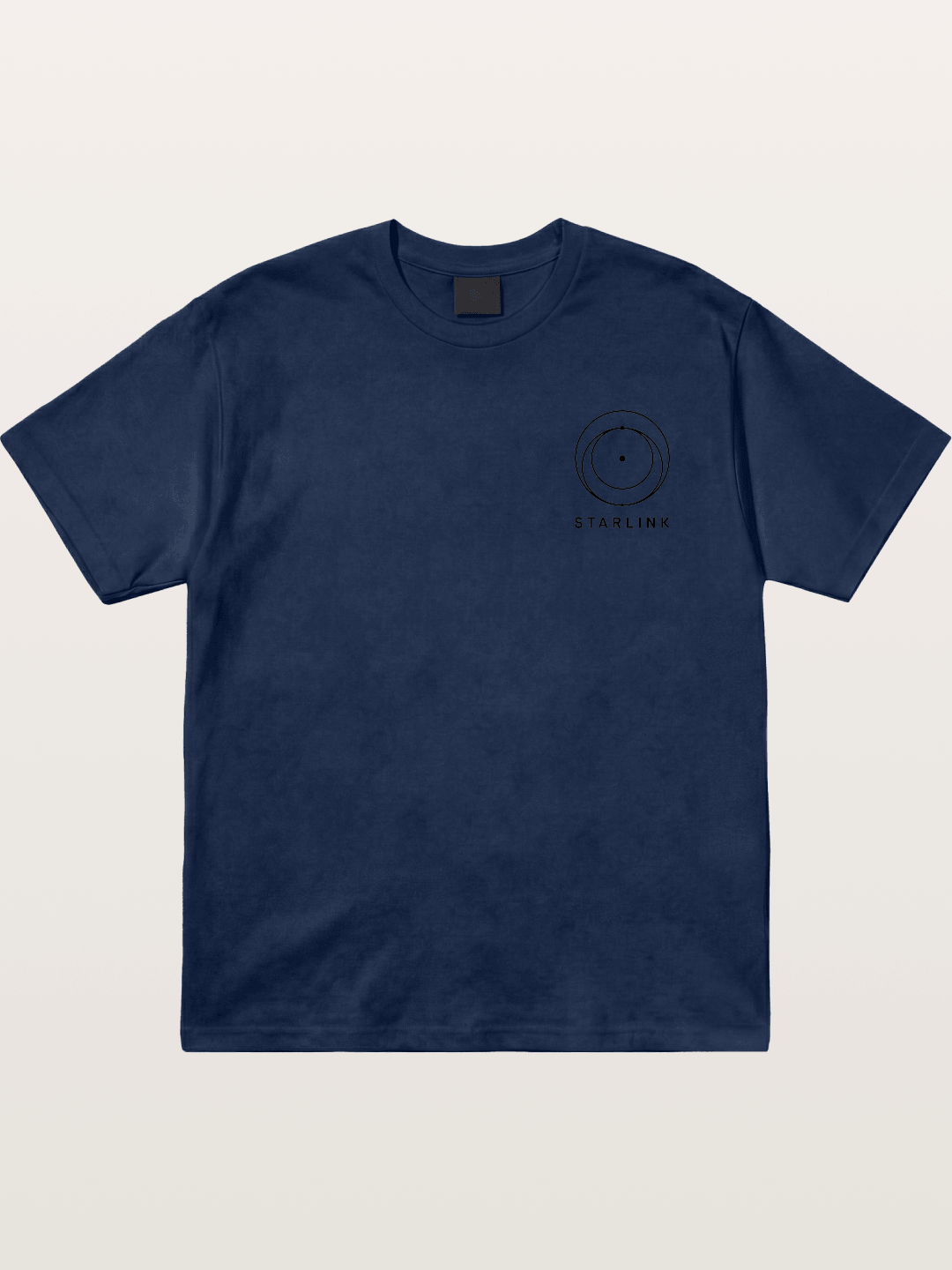 Starlink Orbit Minimal Logo Cotton T-shirt
