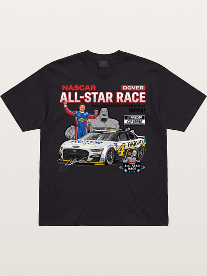 Kevin Harvick #4 Dover All-Star Win Cotton T-shirt