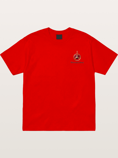 Mercedes Love Logo Art Cotton T-shirt