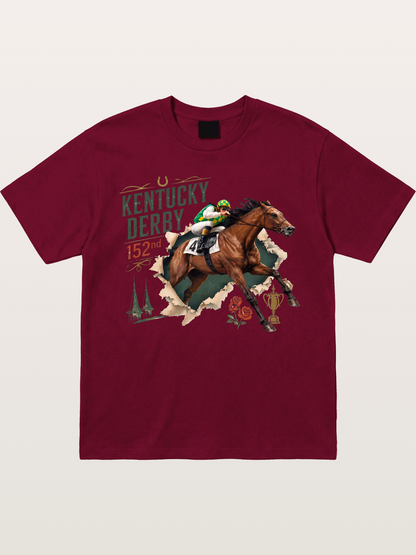 Kentucky Derby 152nd Horse & Roses Gildan T-shirt