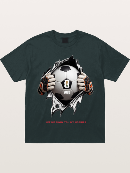 Soccer Ball Tear Effect 2026 Gildan T-shirt