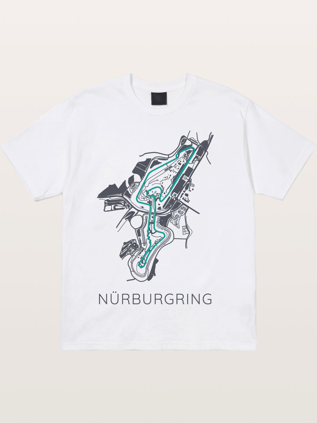 Nu?rburgring Track Diagram Cotton T-shirt