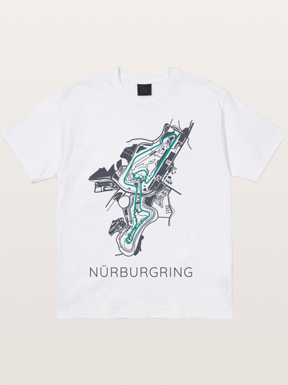 Nu?rburgring Track Diagram Cotton T-shirt