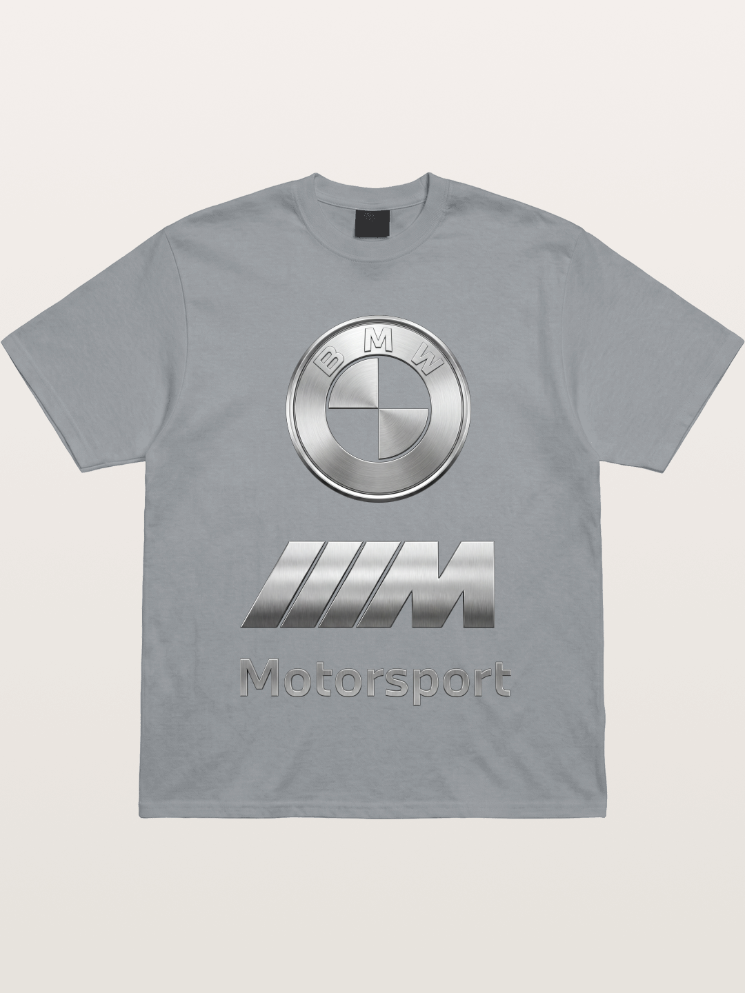 BMW Motorsport Metal Logo Art Gildan T-shirt