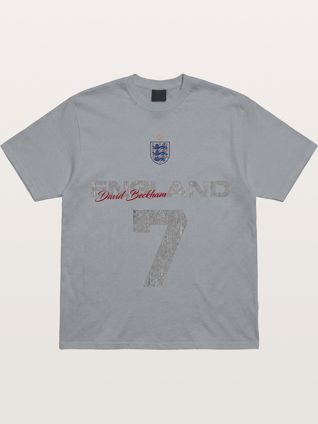 England Beckham 7 Vintage Gildan T-shirt