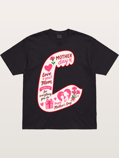 Mother's Day Love You Mom Art Gildan T-shirt