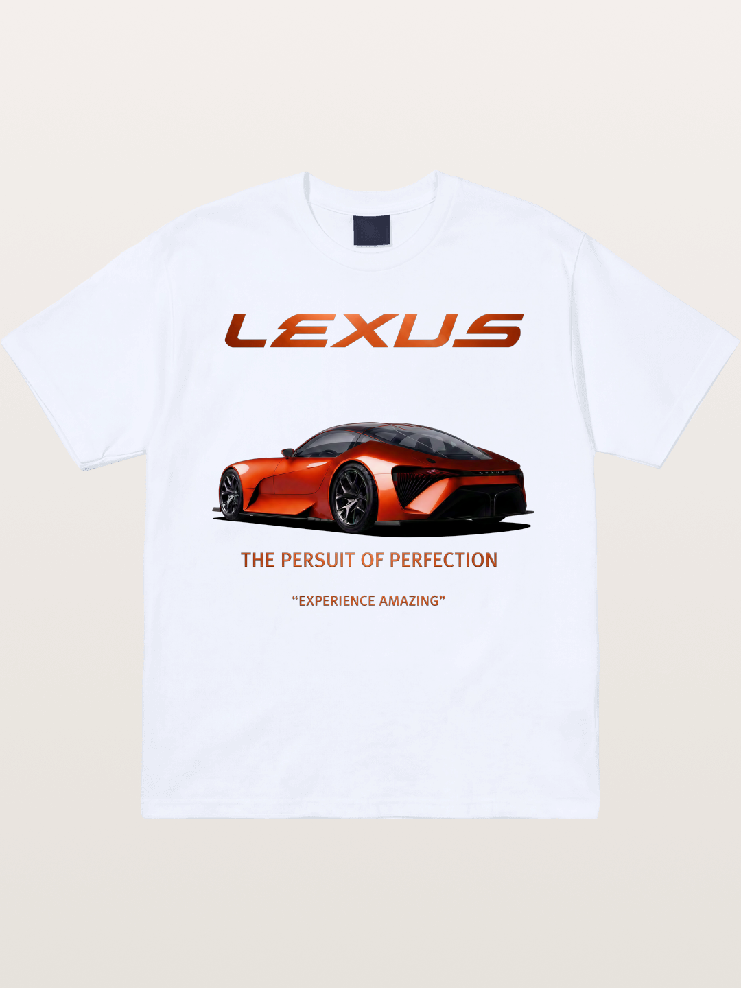 Lexus Concept Car Orange Poster Gildan T-shirt