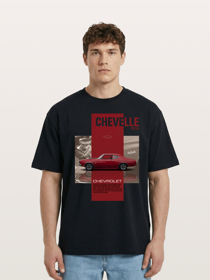 Red Coupe Cotton T-shirt