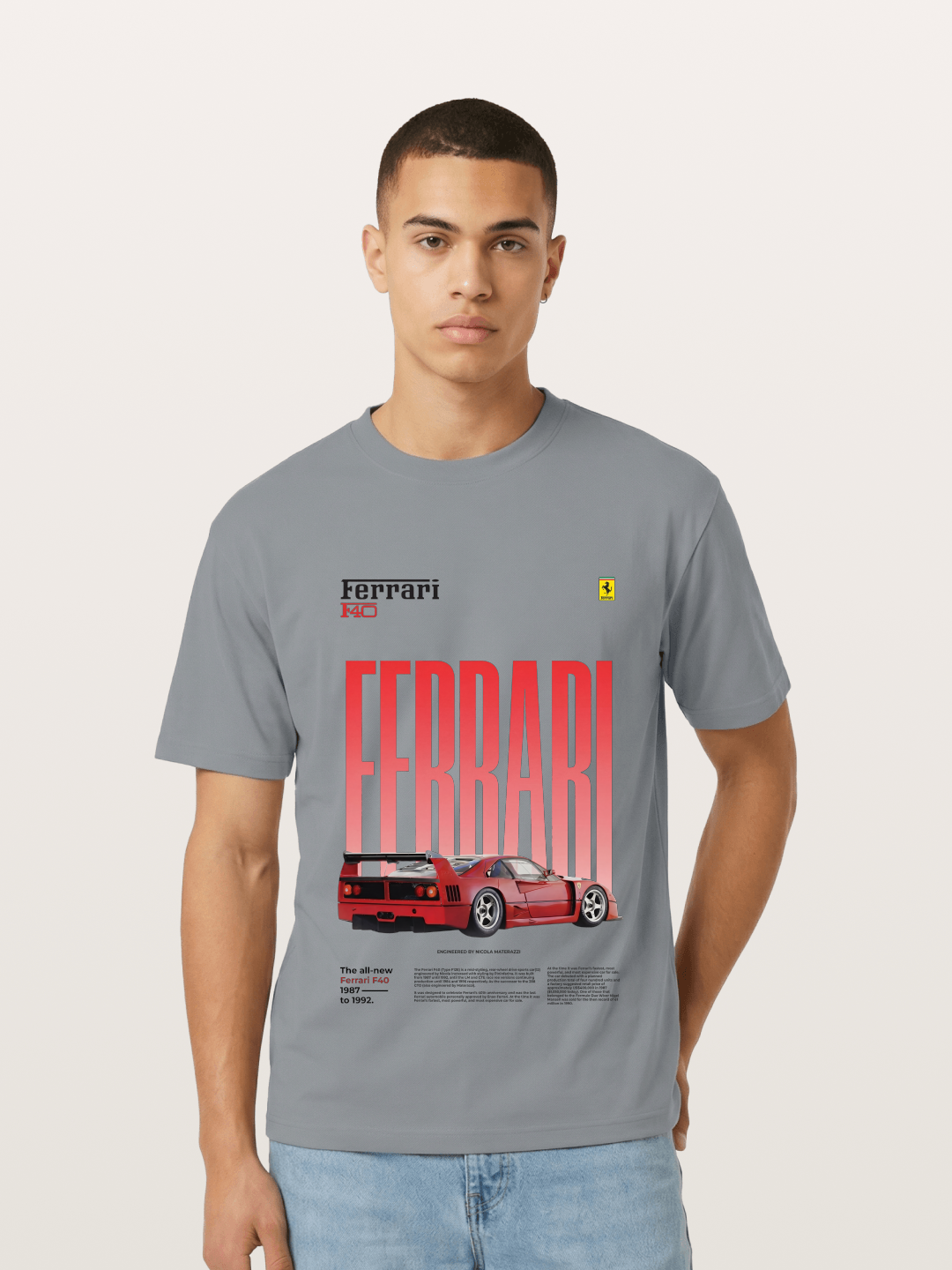 Gradient Red Gildan T-shirt
