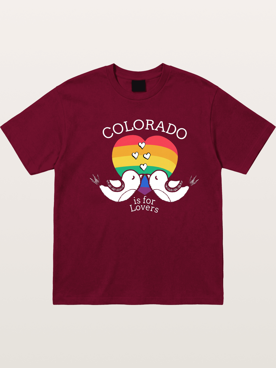 Colorado Trans Pride Heart Design Gildan T-shirt