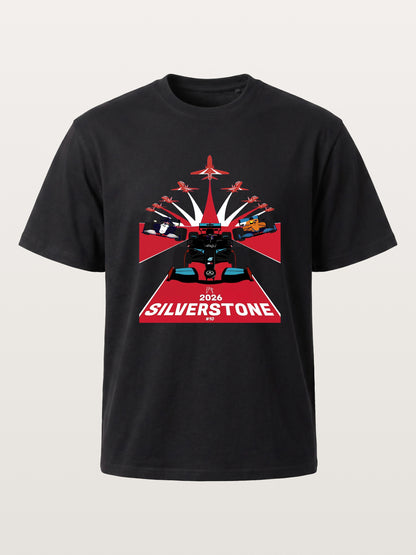 Silverstone F1 Race Formation With Jets Cotton T-shirt