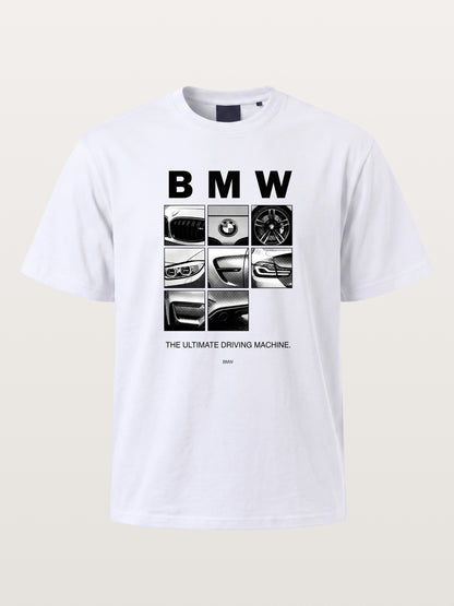 BMW 9 Grid Detail Collage Gildan T-shirt