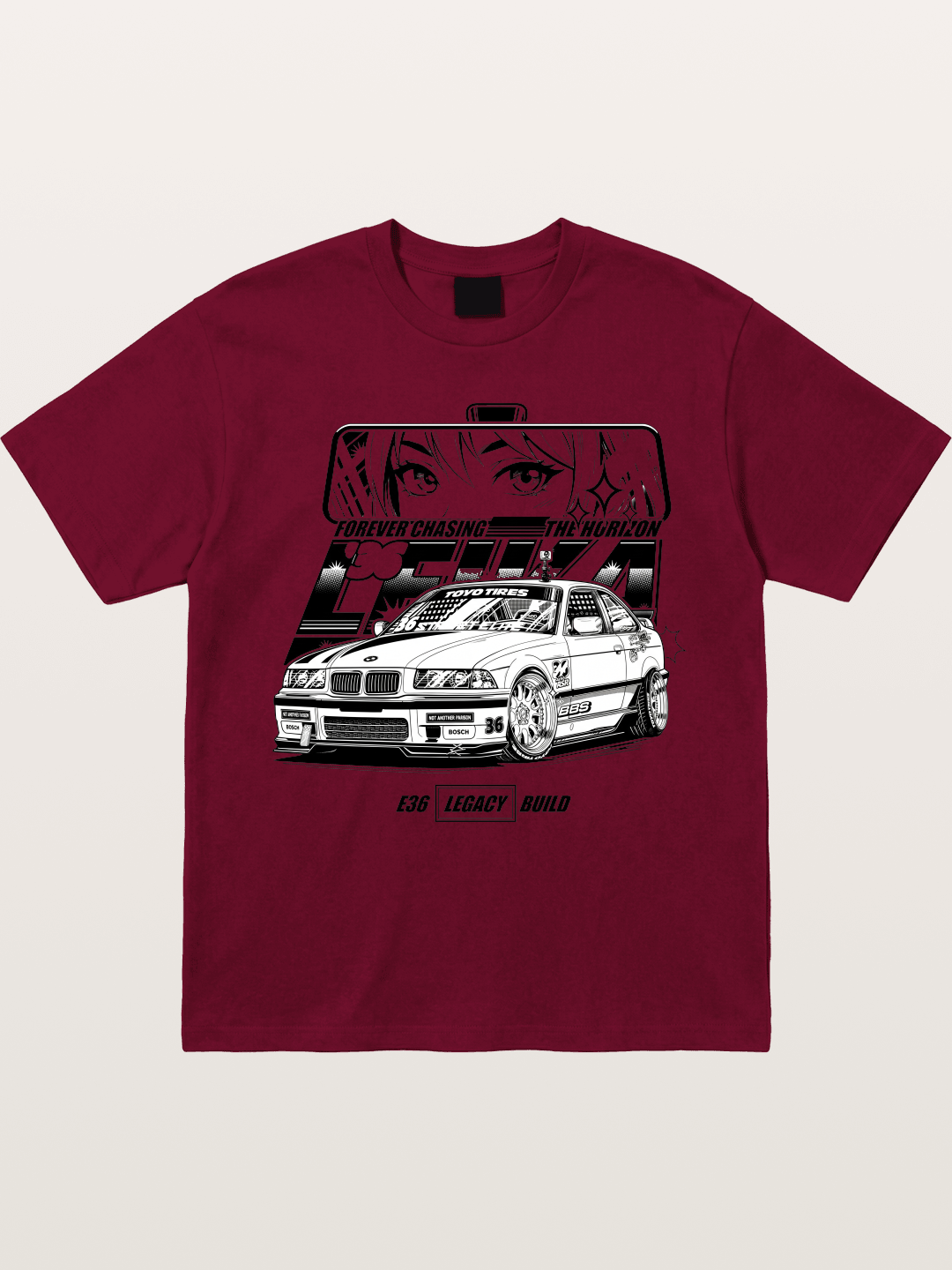 Vintage Race Car Gildan T-shirt