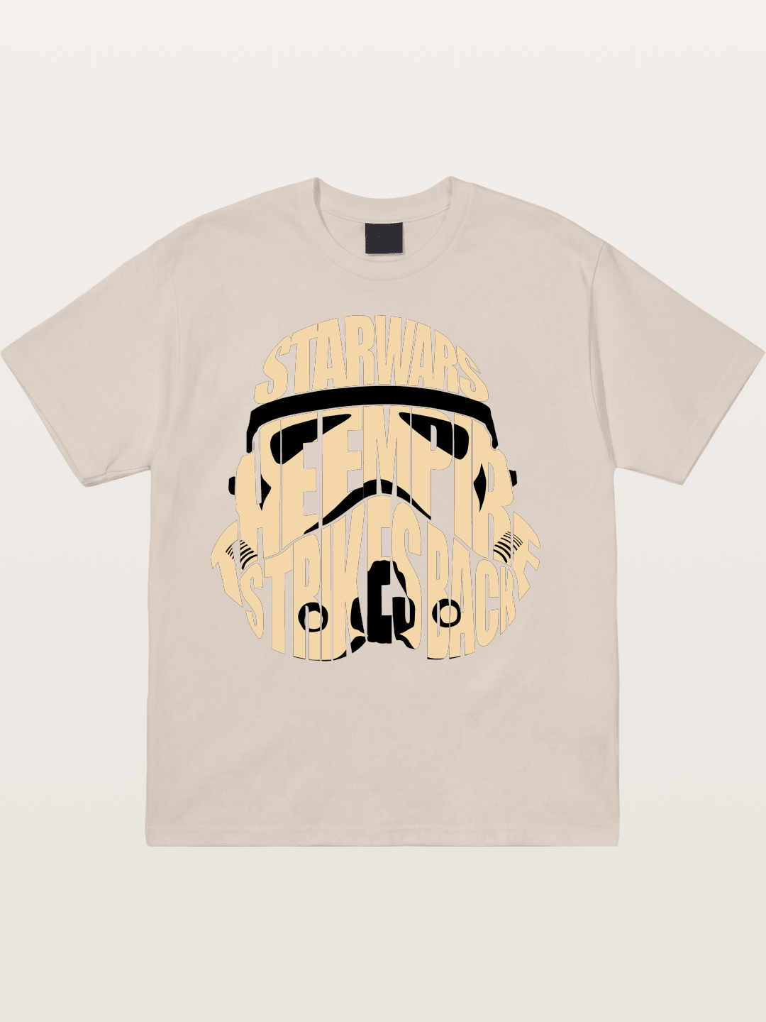 Star Wars Stormtrooper Word Art Design Cotton T-shirt